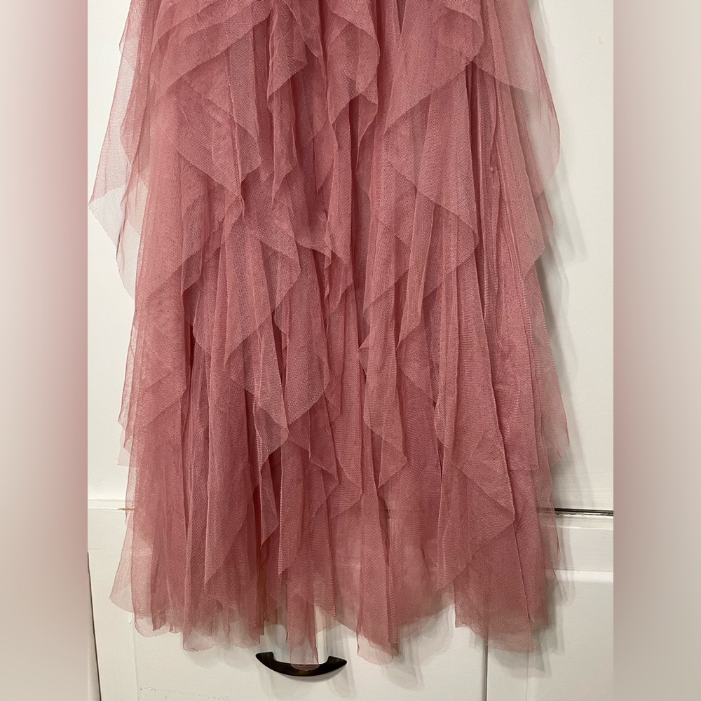 HELLO MOLLY | Into The Middle Tulle Halter Maxi Dress Pink in XS/US 2/AU 6 - Picture 14 of 15
